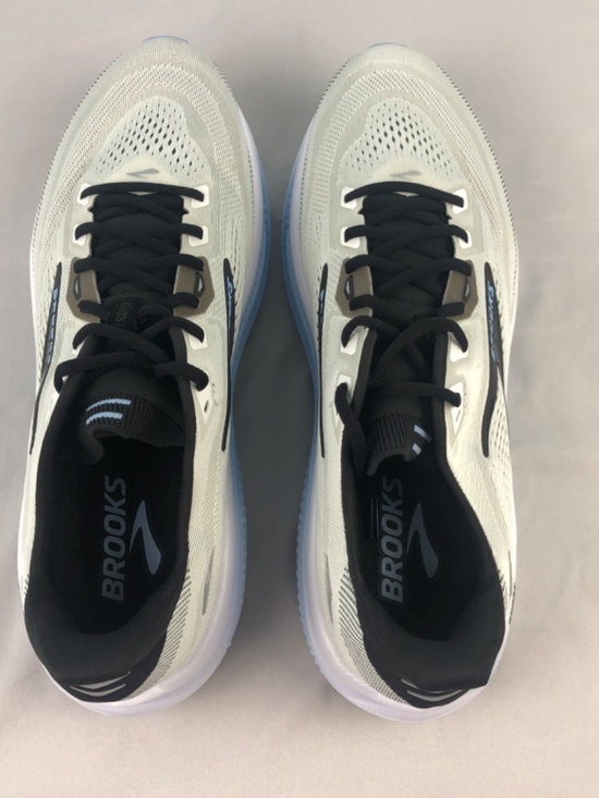 NIB Brooks Ghost 18 Wh/Blk/Open Air Mens Sneakers 110493-1D-172 Size 14D main image 4